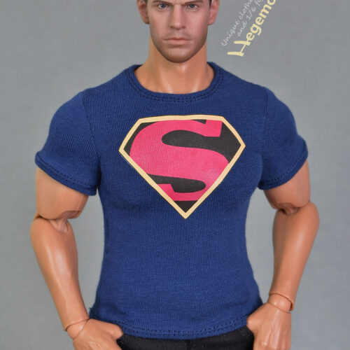 Dummy V-Neck T-Shirt - Blue